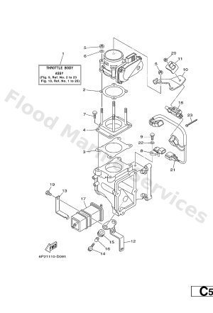 Diagram for THROTTLE BODY ASSY 1