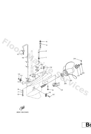Diagram for LOWER CASING & DRIVE 2