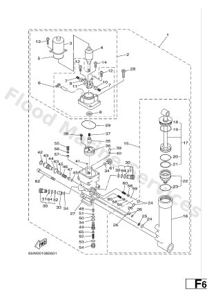 Diagram for POWER TRIM & TILT ASSY