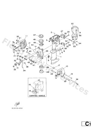 Diagram for UPPER CASING & BRACKET