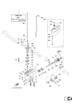 Diagram for LOWER CASING & DRIVE