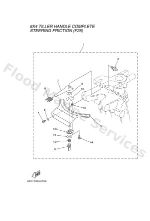 Diagram for TILLER HANDLE KIT 3