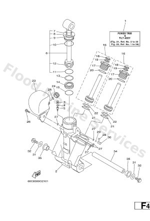 Diagram for POWER TRIM & TILT ASSY 1