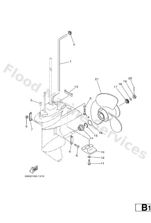 Diagram for LOWER CASING & DRIVE 2