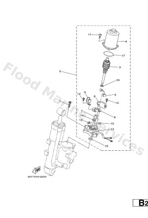 Diagram for POWER TRIM & TILT ASSY 2