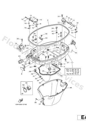 Diagram for BOTTOM COWLING
