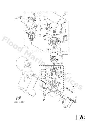 Diagram for POWER TRIM & TILT ASSY 2