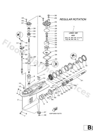 Diagram for LOWER CASING & DRIVE 1