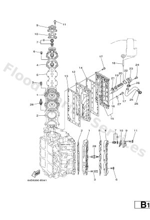 Diagram for CYLINDER & CRANKCASE 2