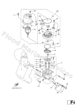 Diagram for POWER TRIM & TILT ASSY 2