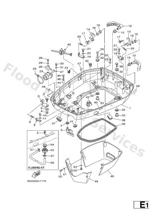 Diagram for BOTTOM COWLING