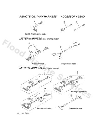 Diagram for WIRE HARNESS 1