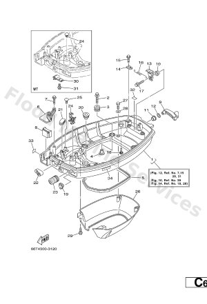 Diagram for BOTTOM COWLING