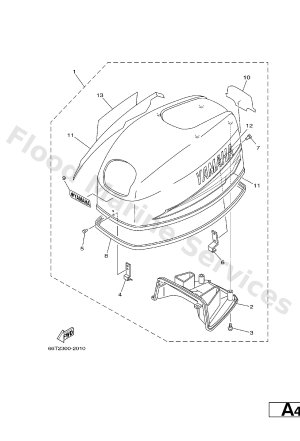 Diagram for TOP COWLING