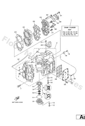 Diagram for CYLINDER. CRANKCASE
