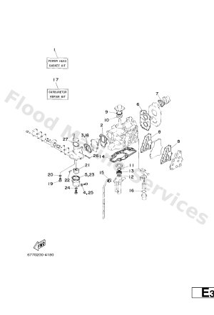 Diagram for REPAIR KIT 1