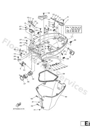 Diagram for BOTTOM COWLING