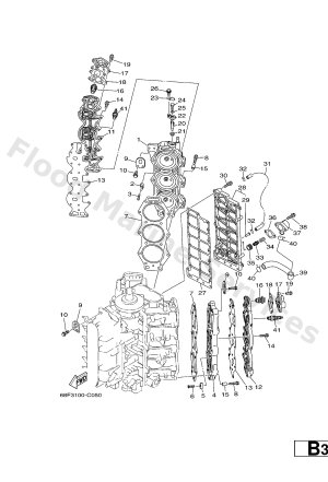 Diagram for CYLINDER & CRANKCASE 2