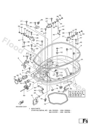 Diagram for BOTTOM COWLING 1