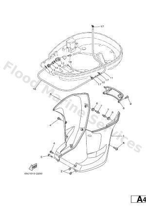 Diagram for BOTTOM COWLING 2