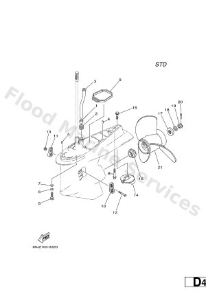 Diagram for LOWER CASING & DRIVE 2