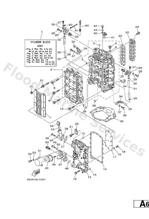 Diagram for CYLINDER & CRANKCASE 1