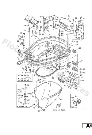 Diagram for BOTTOM COWLING