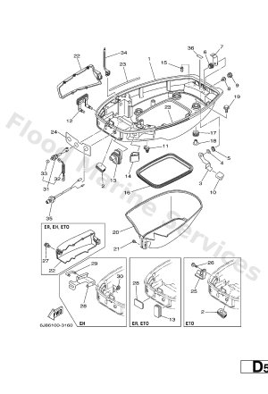 Diagram for BOTTOM COWLING