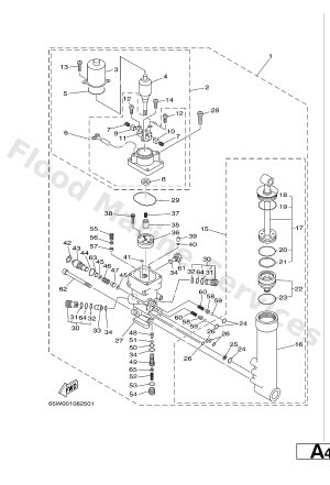 Diagram for POWER TRIM & TILT ASSY