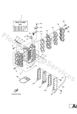 Diagram for CYLINDER. CRANKCASE