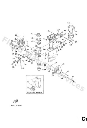 Diagram for UPPER CASING . BRACKET