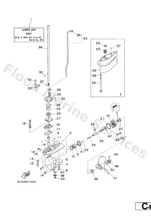 Diagram for LOWER CASING. DRIVE