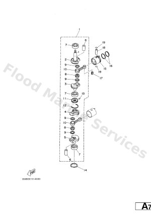 Diagram for CRANKSHAFT. PISTON