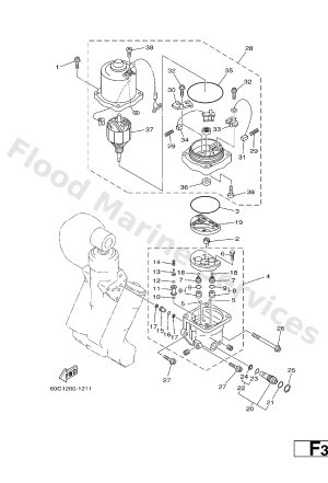 Diagram for POWER TRIM & TILT ASSY 2