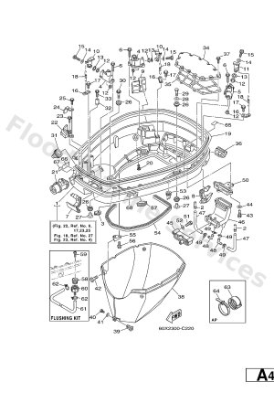 Diagram for BOTTOM COWLING