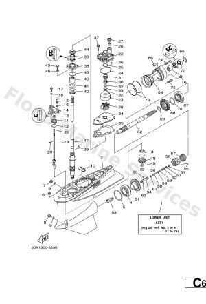Diagram for LOWER CASING & DRIVE 1