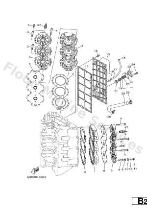 Diagram for CYLINDER & CRANKCASE 2
