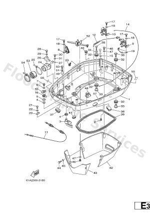 Diagram for BOTTOM COWLING