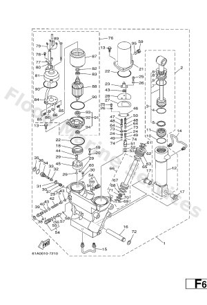 Diagram for POWER TRIM & TILT ASSY