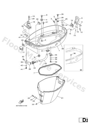 Diagram for BOTTOM COWLING
