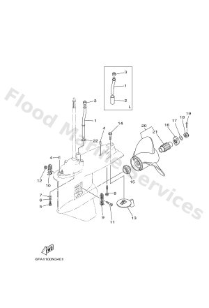 Diagram for LOWER CASING & DRIVE 2