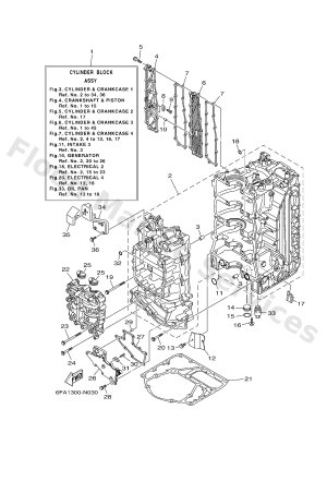 Diagram for CYLINDER & CRANKCASE 1