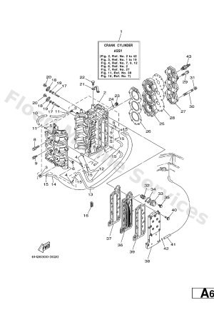 Diagram for CYLINDER & CRANKCASE