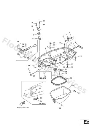 Diagram for BOTTOM COWLING