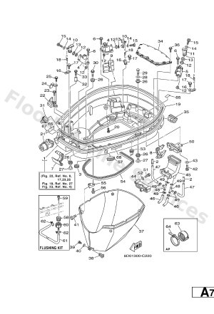 Diagram for BOTTOM COWLING