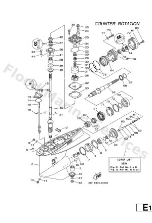 Diagram for LOWER CASING & DRIVE 3