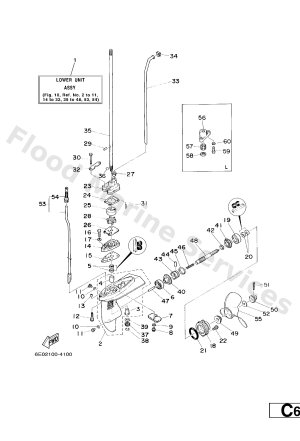 Diagram for LOWER CASING & DRIVE