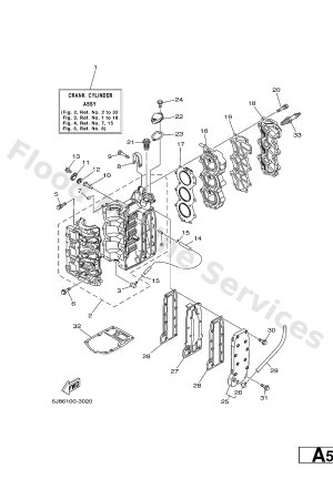 Diagram for CYLINDER & CRANKCASE