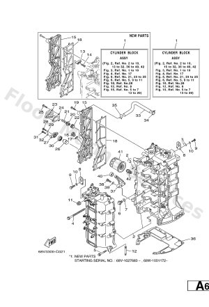 Diagram for CYLINDER & CRANKCASE 1