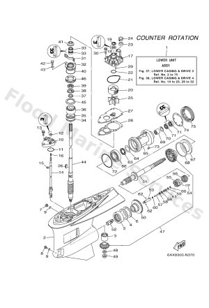 Diagram for LOWER CASING & DRIVE 3